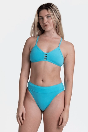 Zoe Bikini Bottom - Hawaii Blue inclusive swimwear styles, all season swimwear options